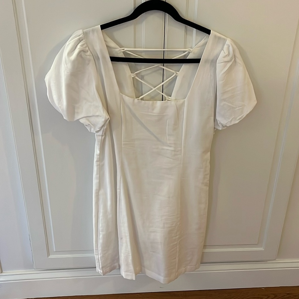 White Cotton Dress